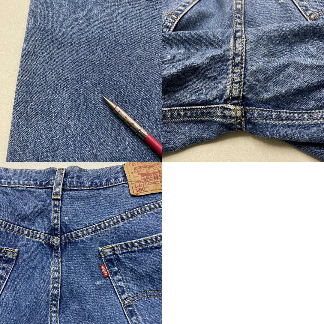 リーバイス Levi's 550 デニム パンツ テーパード RELAXED FIT サイズ：W39 L32 インディゴ【Levis】古着 【中古】