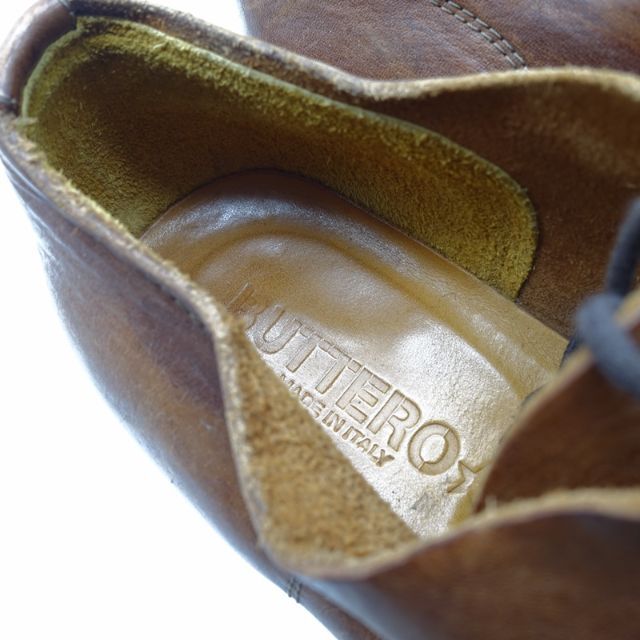 BUTTERO(ブッテロ)のBUTTERO B3532 PLAIN TOE LEATHER SHOES 40 メンズの靴/シューズ(その他)の商品写真