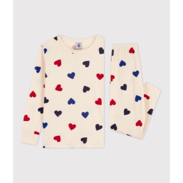 PETIT BATEAU(プチバトー)の【新品未使用】プチバトー パジャマ 6y キッズ/ベビー/マタニティのキッズ服女の子用(90cm~)(パジャマ)の商品写真