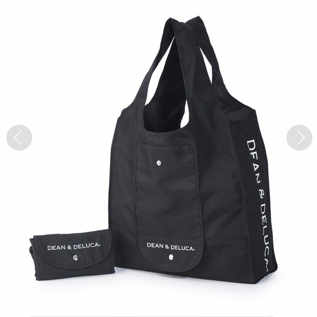 DEAN & DELUCA(ディーンアンドデルーカ)のDEAN &DELUCA ショッピングバッグ エコバッグ BLK レディースのバッグ(エコバッグ)の商品写真