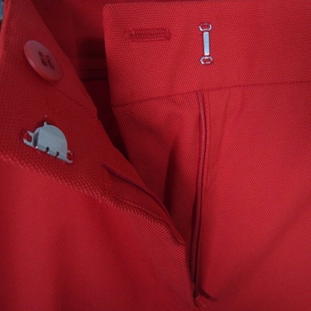 ICB(アイシービー)のアイシービー iCB パンツ テーパード ジップフライ コットン 無地 9 赤 レディースのパンツ(その他)の商品写真