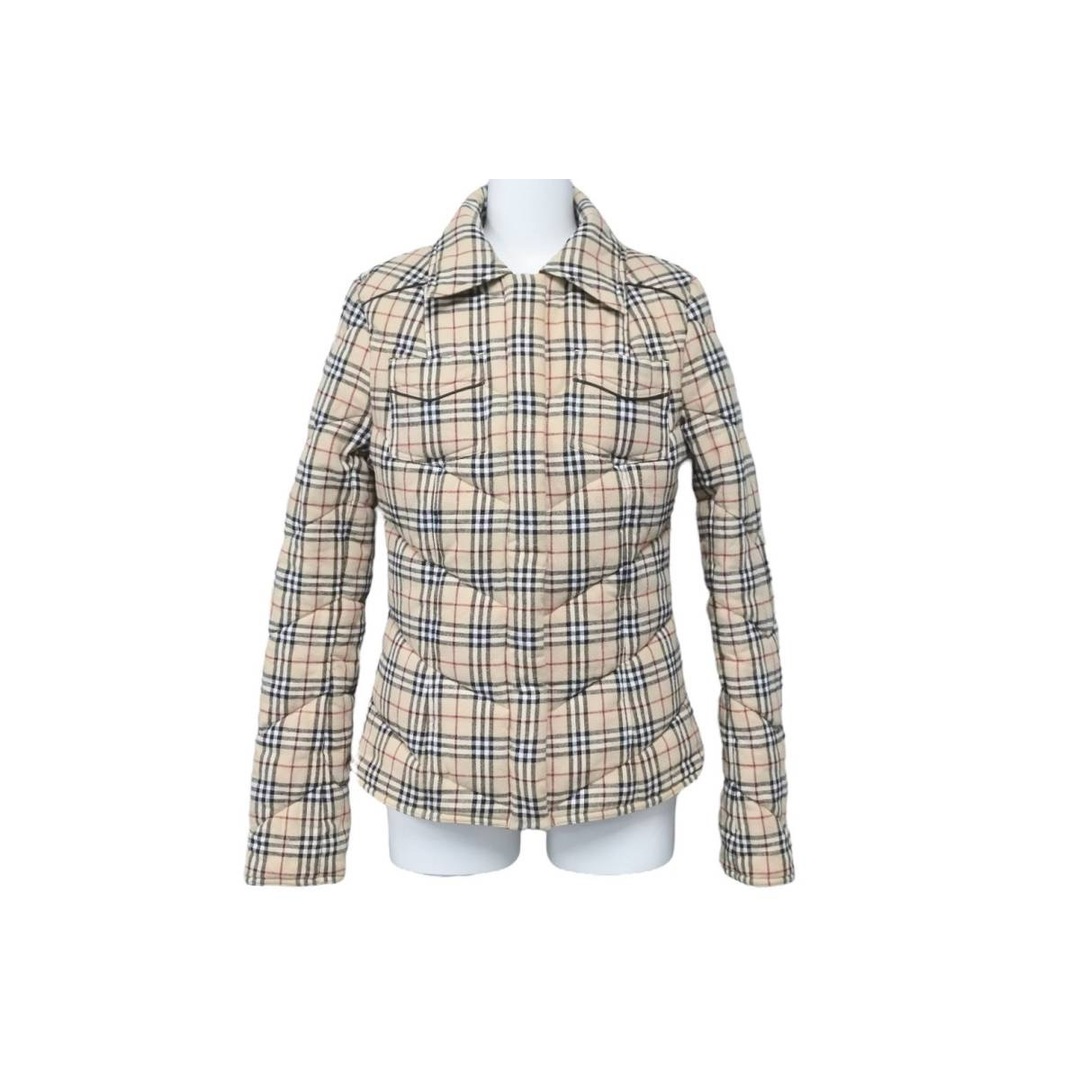 BURBERRY バーバリー ノヴァチェック リバーシブル ダウンジャケット ブルーレーベル FCF24 526 43 サイズ40 美品 中古  46425 | フリマアプリ ラクマ