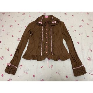 Angelic Pretty（シャツ/ブラウス(長袖/七分) ・ ブラウン/茶色