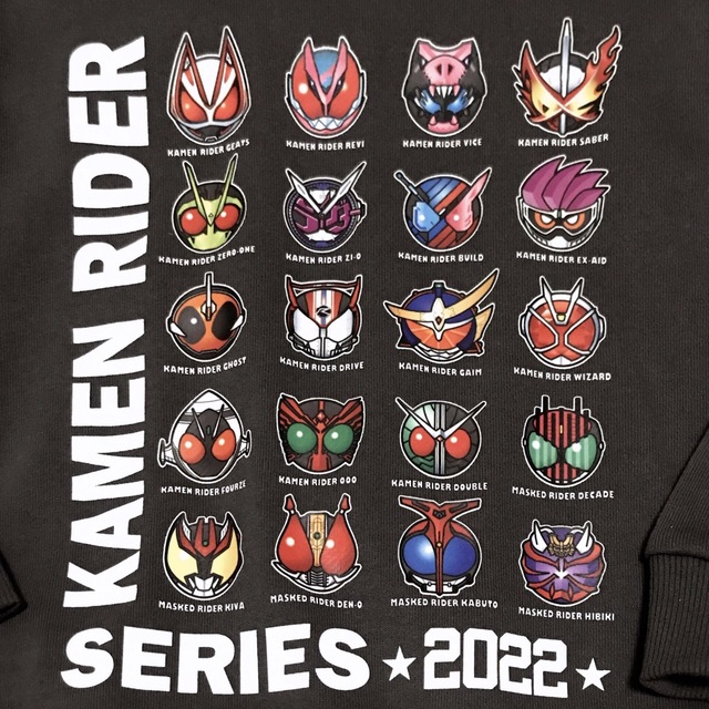 BANDAI(バンダイ)の仮面ライダー　トレーナー　120㎝ キッズ/ベビー/マタニティのキッズ服男の子用(90cm~)(Tシャツ/カットソー)の商品写真