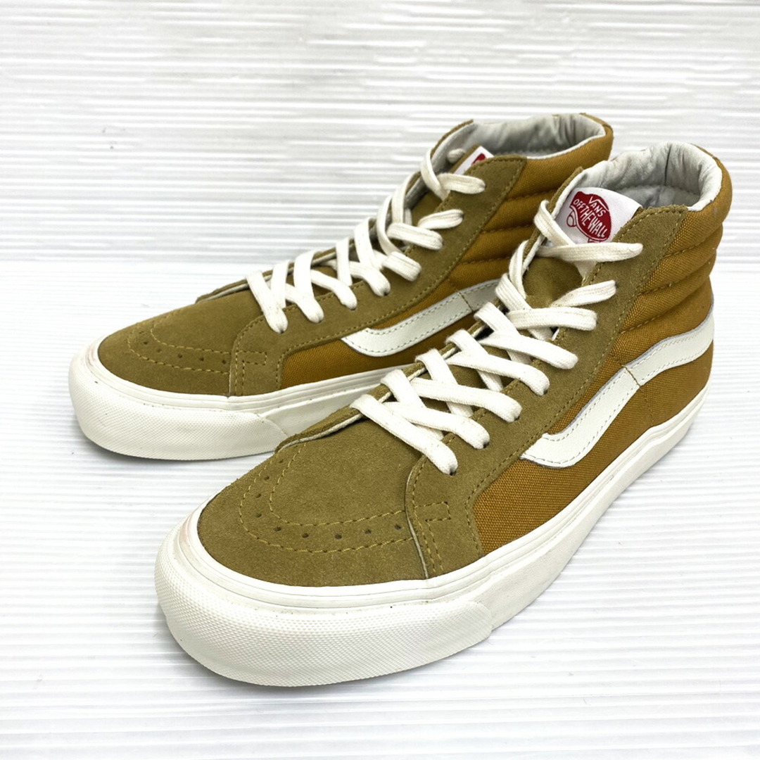 バンズ ボルト オリジナルス スケートハイ VANS VAULT OG SK8-Hi LX キャンバス×スエード スニーカー サイズ：US 9  ブラウン系 サンプル品 新品VN0A36C7N8X S9 | フリマアプリ ラクマ