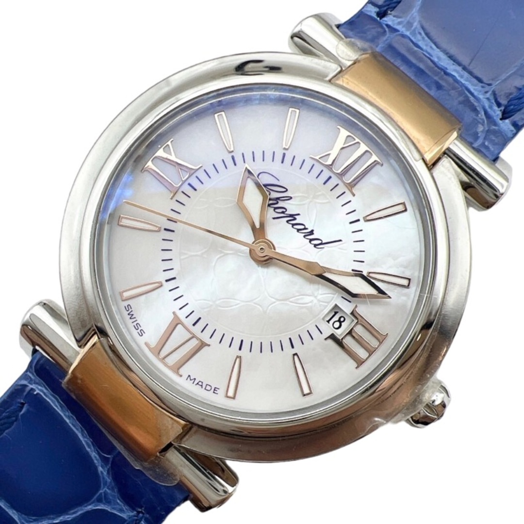 ショパール Chopard インペリアーレ 388541-6001 ホワイト/シルバー SS クオーツ レディース 腕時計