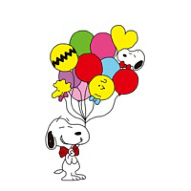 SNOOPY(スヌーピー)のお空にふわふわ🎈🌈飛んでいくよ🐶🐥💓キーホルダー ハンドメイドのアクセサリー(キーホルダー/ストラップ)の商品写真