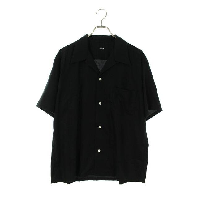 シークエル 22SS SEQUEL SHORT SLEEVE SHIRT SQ-22SS-SH-03 ロゴステッチオープンカラー半袖シャツ メンズ M