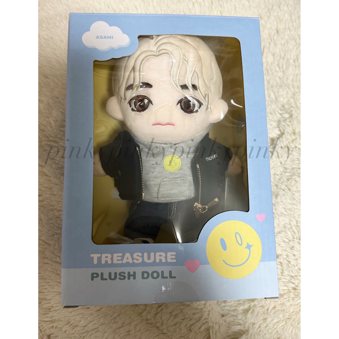 TREASURE アサヒ ぬいぐるみ PLUSH DALL トレカ付き