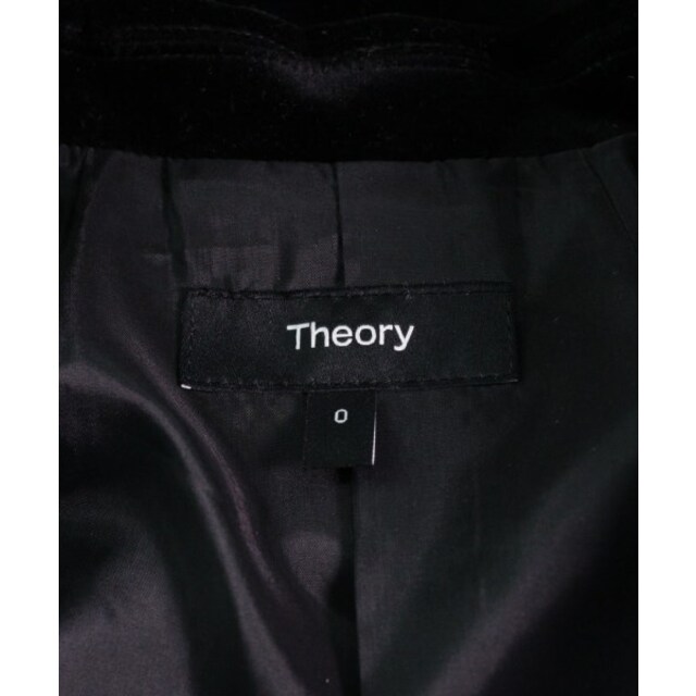 Theory セオリー カジュアルジャケット 0(XS位) 黒