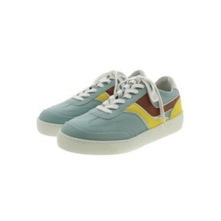 ドリスヴァンノッテン(DRIES VAN NOTEN)のDRIES VAN NOTEN スニーカー 36(22.5cm位) 青x黄x茶 【古着】【中古】(スニーカー)