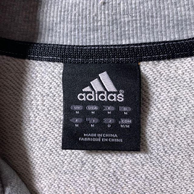 adidas(アディダス)の00s adidas ライン ジップスウェット トラックジャケット グレー XL メンズのトップス(ジャージ)の商品写真