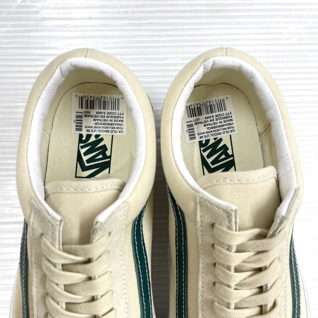 US VANS - バンズ VANS UA Old Skool キャンバス×スエード スニーカー サイズ：US 9 オフホワイト×グリーン サンプル品 新品VN0A4BW2BWQLの通販 古着屋mellowラクマ店｜ユーエスヴァンズならラクマ