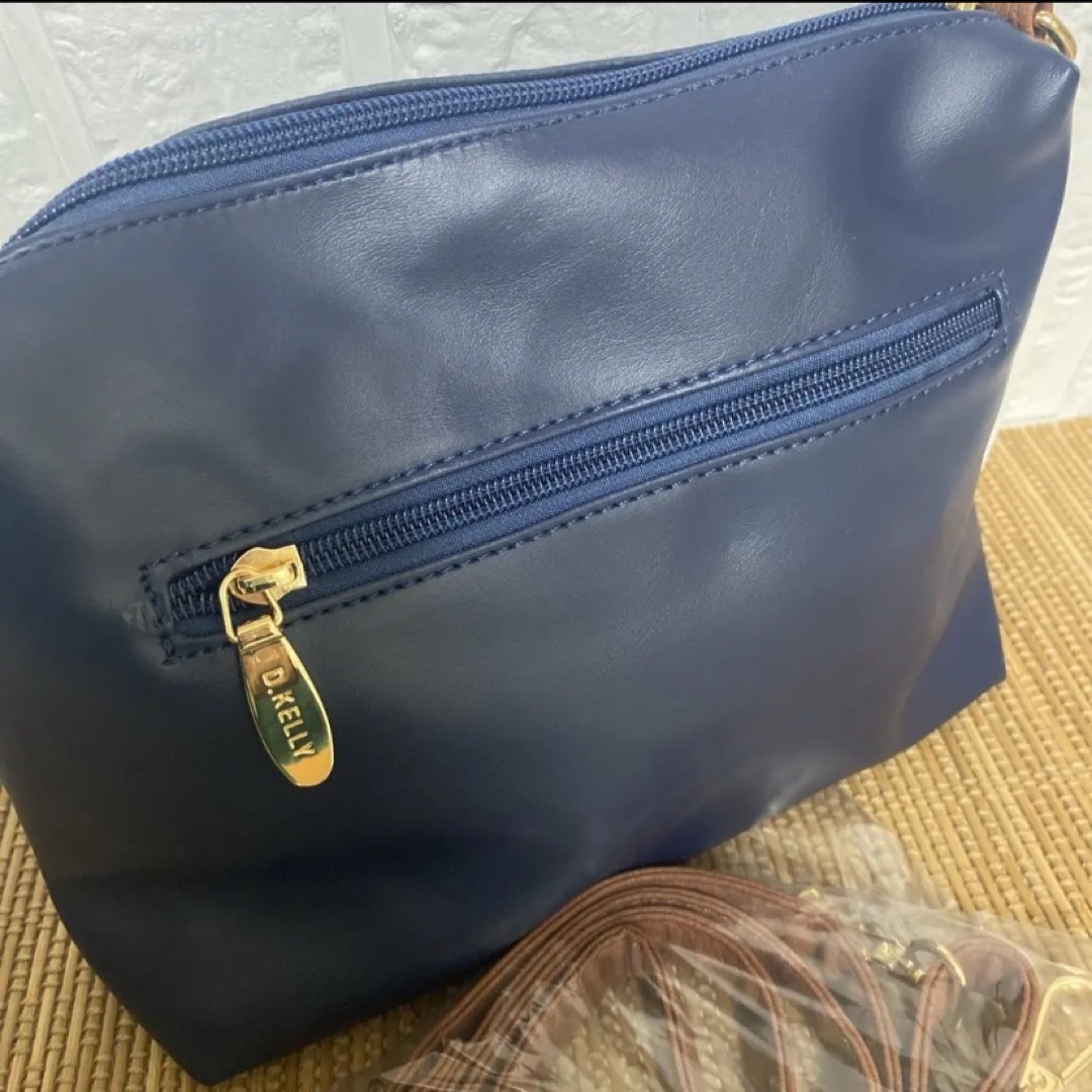 ゆうゆぱ様専用 ブラウン＆ネイビー レディースのバッグ(ショルダーバッグ)の商品写真