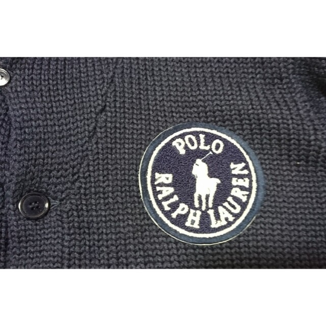 POLO RALPH LAUREN(ポロラルフローレン)の★超美品レア★ラルフローレン　ショールカラーカーディガン　ウール１００％　M メンズのトップス(カーディガン)の商品写真