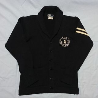 ポロラルフローレン(POLO RALPH LAUREN)の★超美品レア★ラルフローレン　ショールカラーカーディガン　ウール１００％　M(カーディガン)