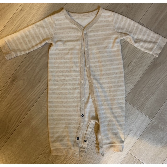 MUJI (無印良品)(ムジルシリョウヒン)の無印　ロンパース　 キッズ/ベビー/マタニティのベビー服(~85cm)(ロンパース)の商品写真