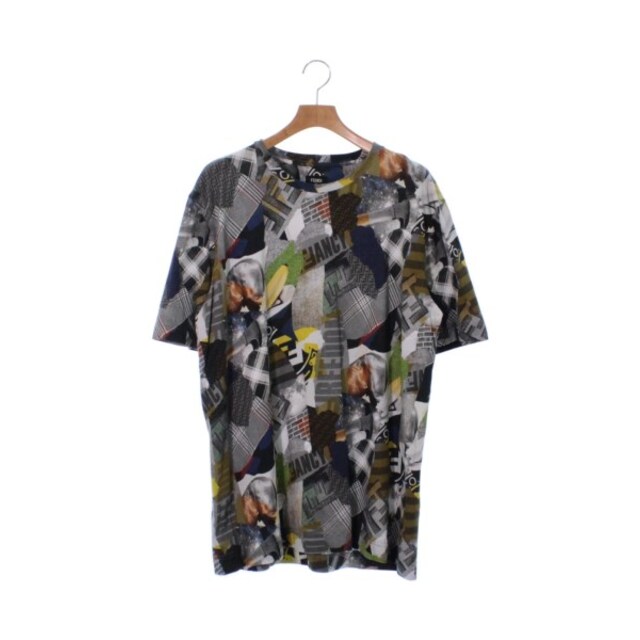 FENDI - FENDI フェンディ Tシャツ・カットソー XXL グレーx紺x緑等(総