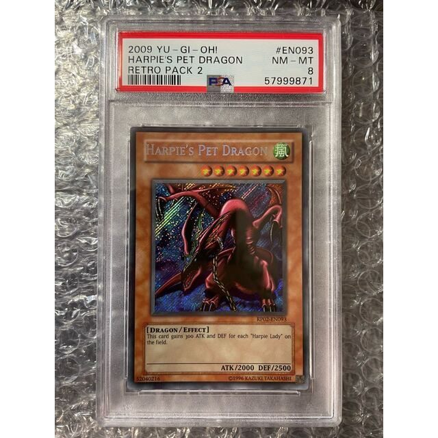 遊戯王 - 遊戯王 ハーピィズペット竜 英語 RP シークレット PSA8