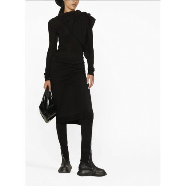 Rick Owens - 美品!リックオウエンス ケープドレス ワンピース