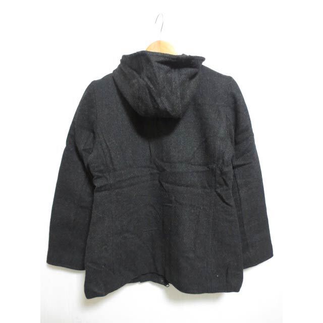 GAP(ギャップ)の【中古】GAP フード付き ジップアップ ウールジャケット ブラック【サイズ：Women's XS】 レディースのジャケット/アウター(その他)の商品写真