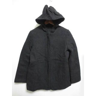 ギャップ(GAP)の【中古】GAP フード付き ジップアップ ウールジャケット ブラック【サイズ：Women's XS】(その他)