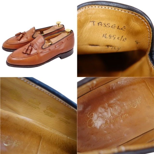 イード＆レベンスクロフト Ede & Ravenscroft ローファー タッセル シューズ 4ワラント カーフレザー メンズ 革靴 8(27cm相当) ブラウン メンズの靴/シューズ(ドレス/ビジネス)の商品写真