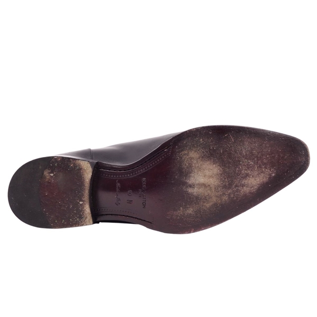 LOUIS VUITTON(ルイヴィトン)の美品 ルイヴィトン LOUIS VUITTON シューズ モンクストラップ ビジネスシューズ カーフレザー メンズ 革靴 10M(28.5cm相当) ブラック メンズの靴/シューズ(ドレス/ビジネス)の商品写真