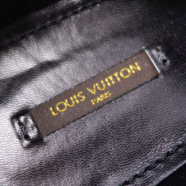 LOUIS VUITTON(ルイヴィトン)の美品 ルイヴィトン LOUIS VUITTON シューズ モンクストラップ ビジネスシューズ カーフレザー メンズ 革靴 10M(28.5cm相当) ブラック メンズの靴/シューズ(ドレス/ビジネス)の商品写真