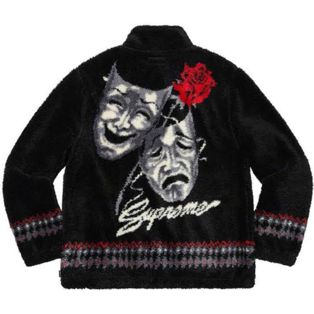 Supreme drama mask fleece jacket Mサイズ