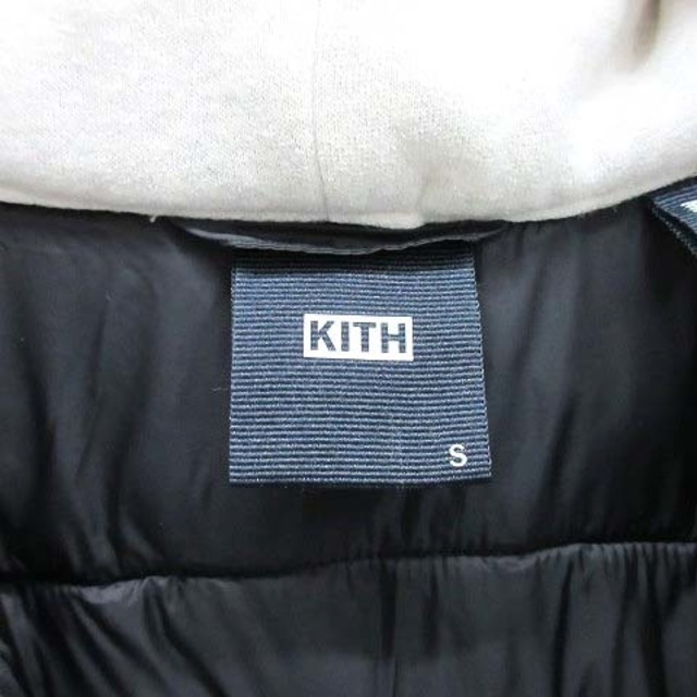 キス KITH フード付き 中綿 シャツ ジャケット チェック ブラック 黒 S