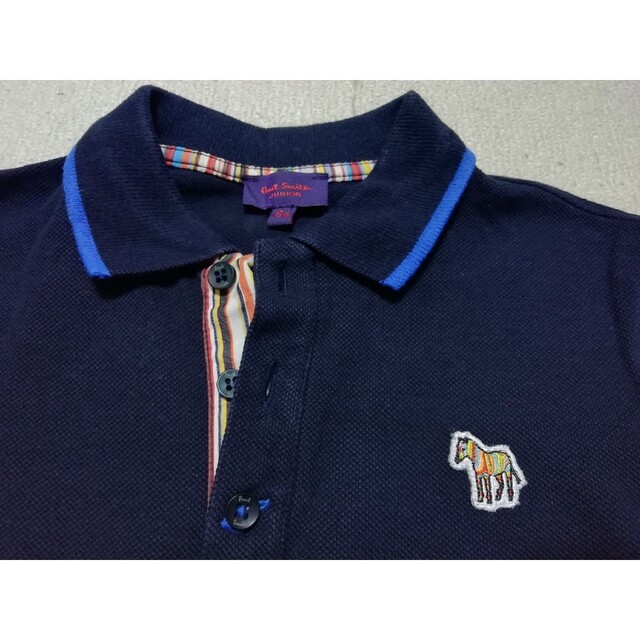 Paul Smith(ポールスミス)のPaul Smith　ジュニア　紺　ポロシャツ　6aサイズ キッズ/ベビー/マタニティのキッズ服男の子用(90cm~)(その他)の商品写真