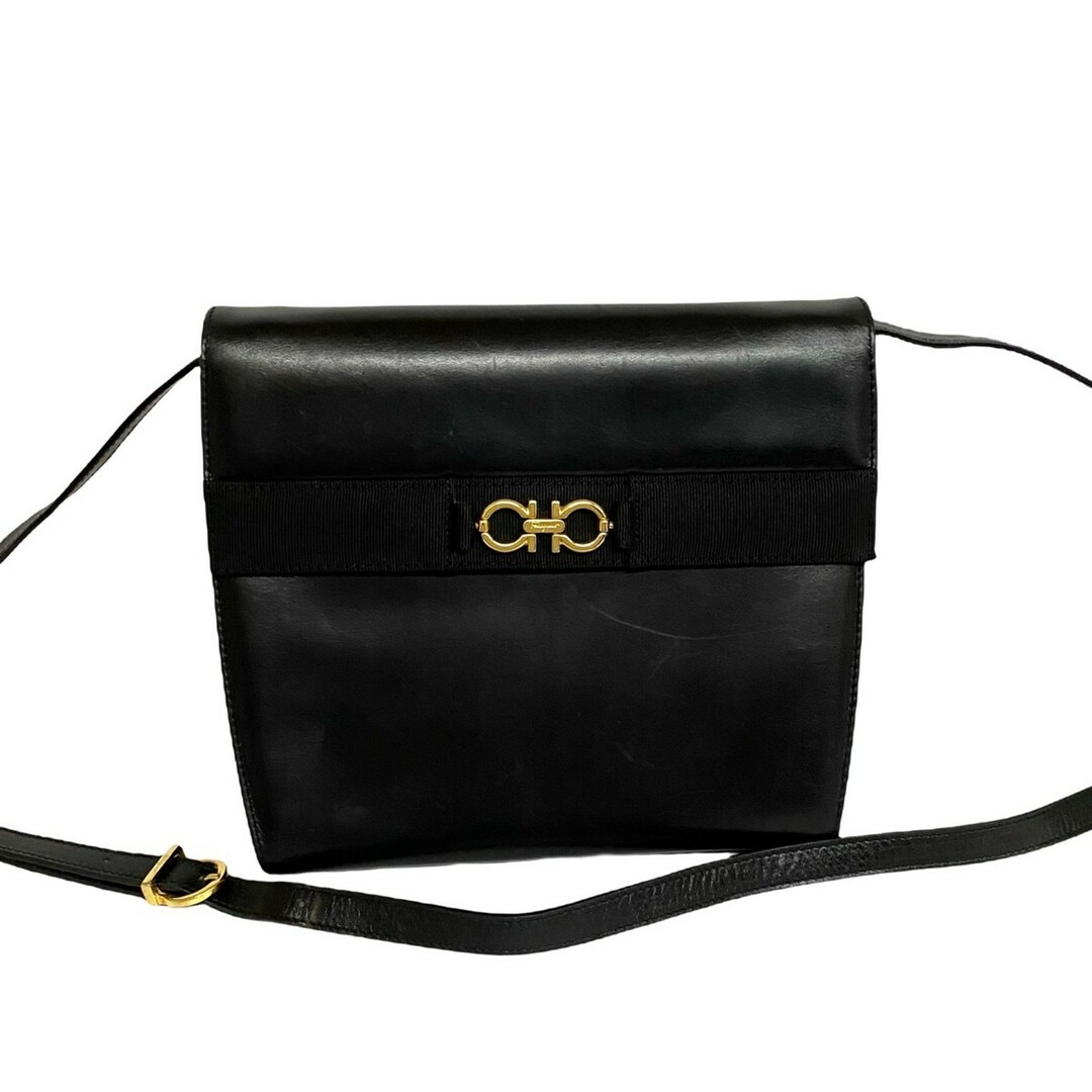 人気オンライン 極 美品 保存袋付 Salvatore Ferragamo サルヴァトーレ