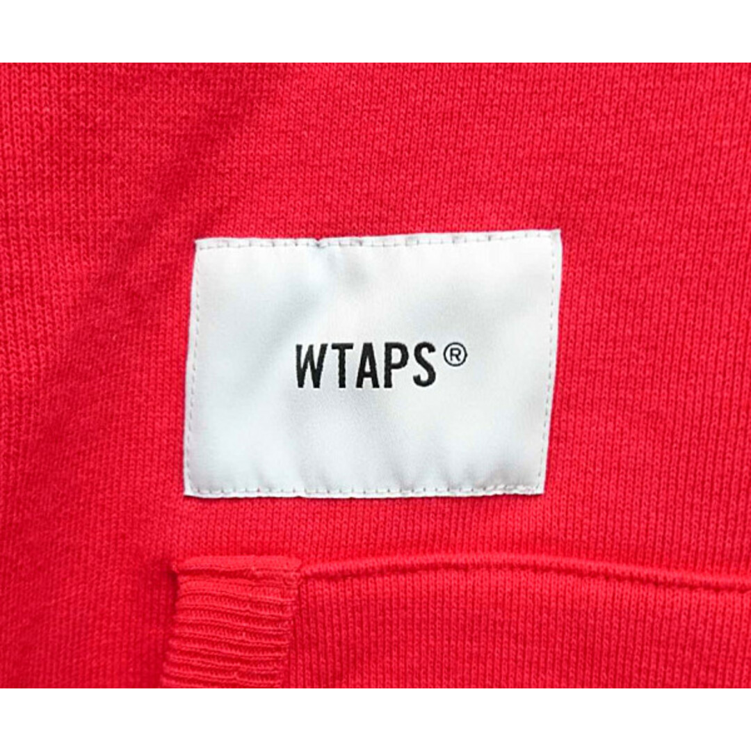 W)taps(ダブルタップス)のWTAPS ダブルタップス 20AW DAWN. DESIGN HOODED SWEATSHIRT. COPO ロゴスウェットパーカー 赤 サイズ3 正規品 / 29050 メンズのトップス(パーカー)の商品写真