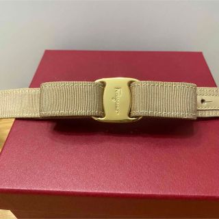 Salvatore Ferragamo - フェラガモ ヴァラ ベルト ベージュの通販 by