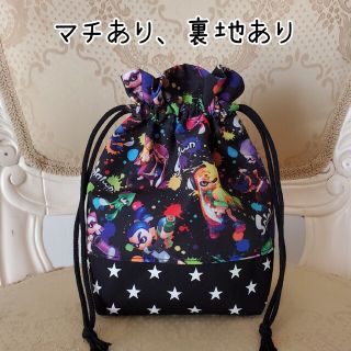 コップ袋　巾着　ハンドメイド(外出用品)