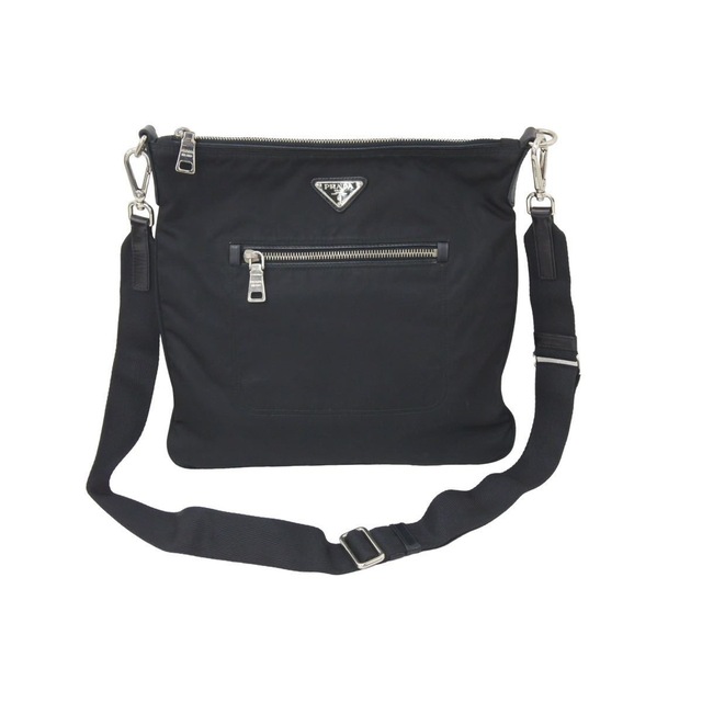 絶品】 ショルダーバッグ プラダ PRADA - PRADA ブラック 46742 中古