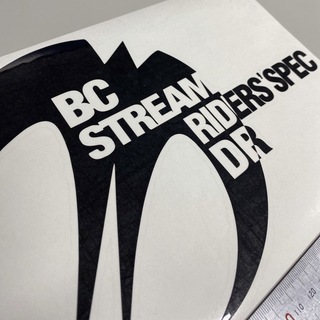 bc stream DR用ステッカー BCストリーム(ボード)