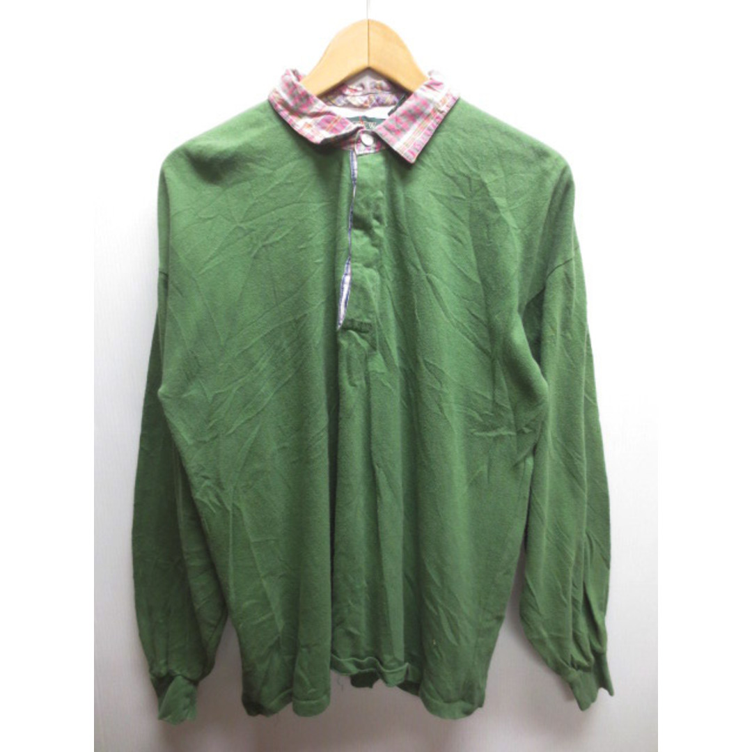 Ralph Lauren - 【中古】J.CREW/ジェイクルー 長袖 ラガーシャツ モス