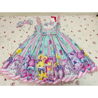 アンジェリックプリティー(Angelic Pretty)のアンジェリックプリティ ジャンパースカート(ひざ丈ワンピース)