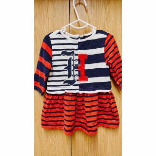 トミーヒルフィガー(TOMMY HILFIGER)のTOMMY HILFIGER ふりる　女の子　ワンピース60サイズ70サイズ(ワンピース)