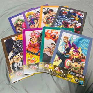 ワンピース(ONE PIECE)のワンピース一番くじ 覇王ノ兆　H賞 アートプレート全種セット(キャラクターグッズ)