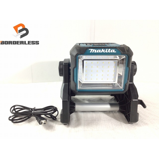 バイク☆美品☆makita マキタ 14.4V/18V 充電式スタンドライト ML811 本体＋ACアダプタ付 現場ライト 作業ライト 投光器 67026