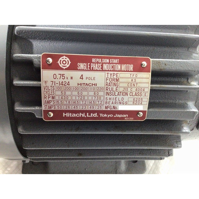 日立 - ☆未使用長期保管品☆HITACHI 日立産機システム.単相 日立 - ☆未使用長期保管品☆HITACHI 日立産機システム.単相