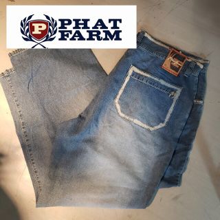 ファットファーム(PHATFARM)のPHAT FARM ファットファーム デニムパンツ バギー デットストック 42(デニム/ジーンズ)