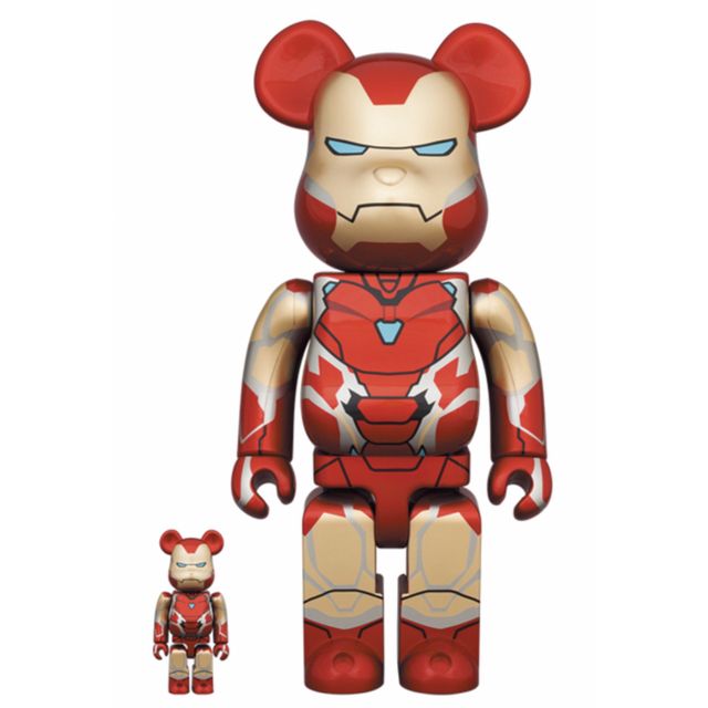 高級ブランド BE@RBRICK - BE@RBRICK IRON MAN MARK 85 100％ & 400