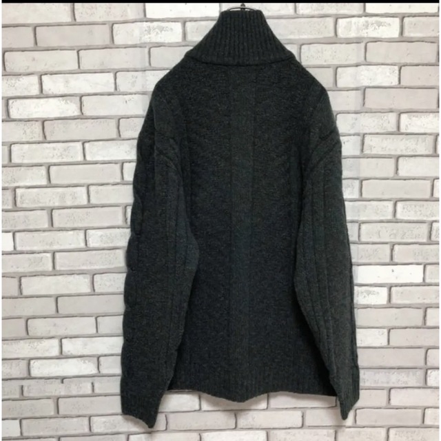 LACOSTE - 希少 ラコステ☆ワンポイント刺繍ロゴ ケーブルニット