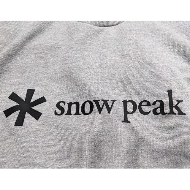 Snow Peak(スノーピーク)のスノーピーク スウェット グレー S メンズのトップス(スウェット)の商品写真