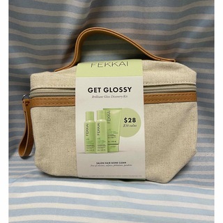 GET GLOSSY ヘアケアセット ポーチ付き(シャンプー/コンディショナーセット)