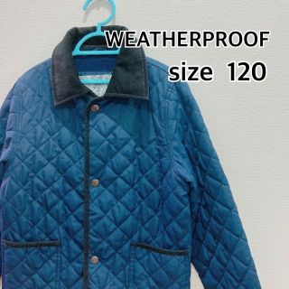 コストコ(コストコ)のWEATHERPROOF キルティング　ジャケット　ネイビー　120(ジャケット/上着)